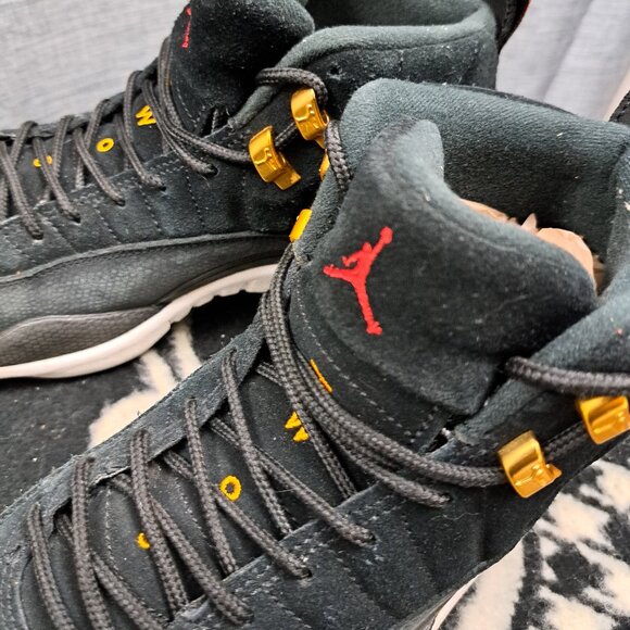 jordan 12 retro reverse taxi men's shoe